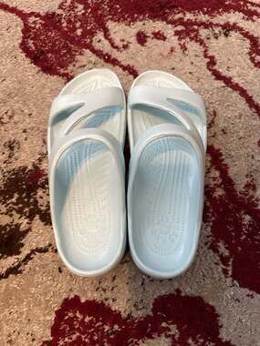 DAWGS Women's Z Sandals Baby Blue Slide Sandals